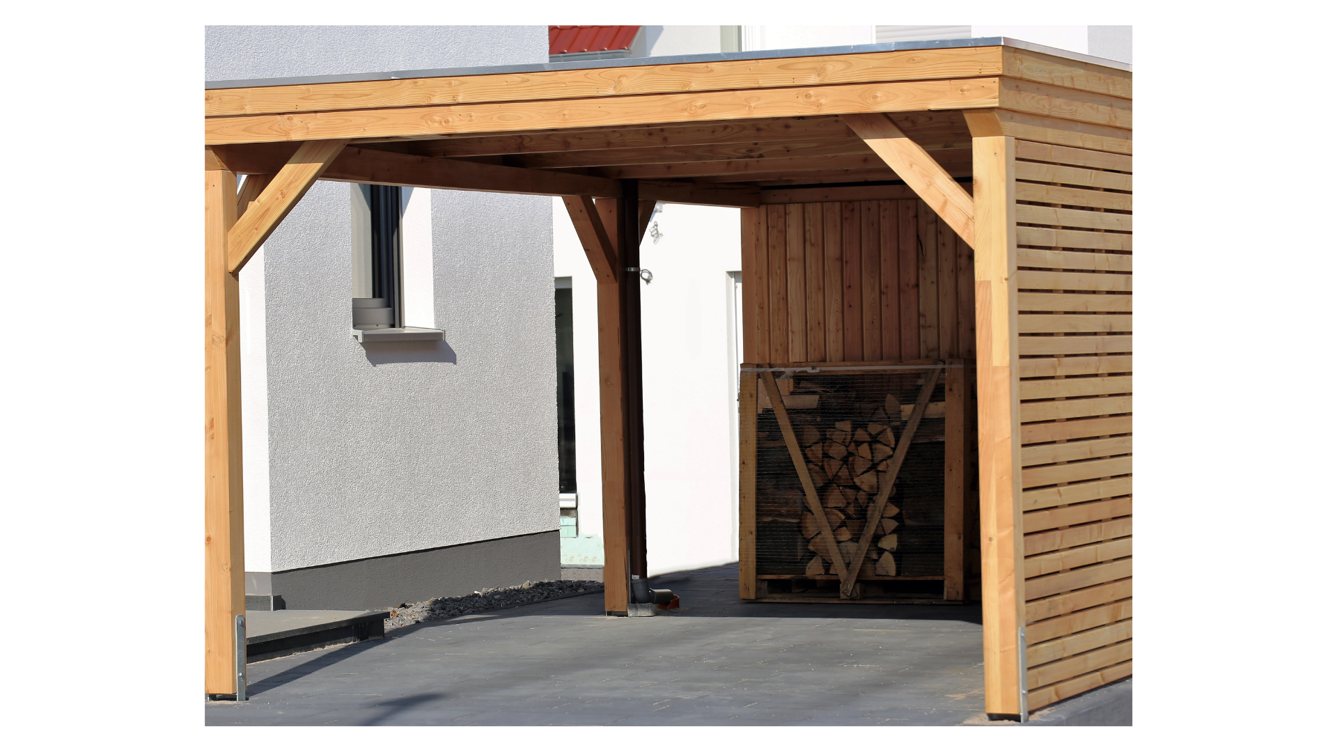 Poser un carport en Alu, bois, PVC
